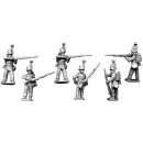 Light infantry, avantgarde firing line (3 firing, 3 loading)