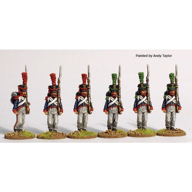 (7th regt.) Mecklenburg-Schwerin flank companies marching 1809-1