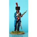 French Hussar, dismounted advancing with carbine ( 2...