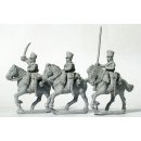 Landwher cavalry command in Litewka galloping