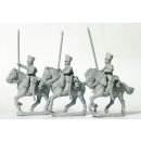 Landwher cavalry in Litewka, galloping, lance upright