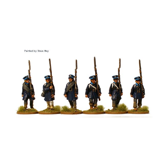 Prussian Landwehr marching