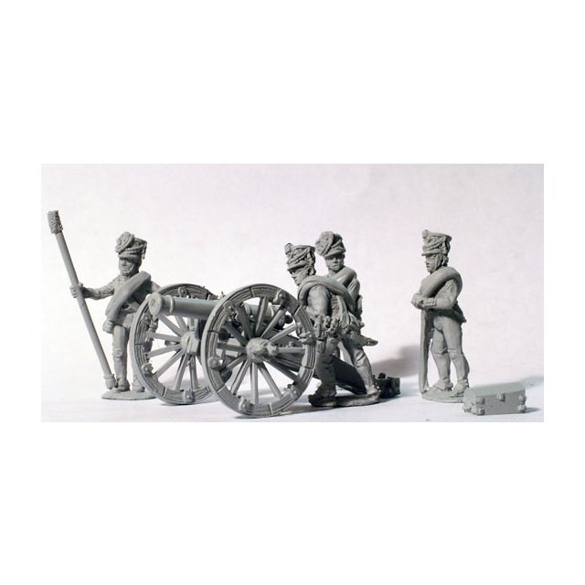 Foot Artillery aiming 6pdr (1809 Kiwer)