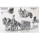 Three horse artillery ammunition cart