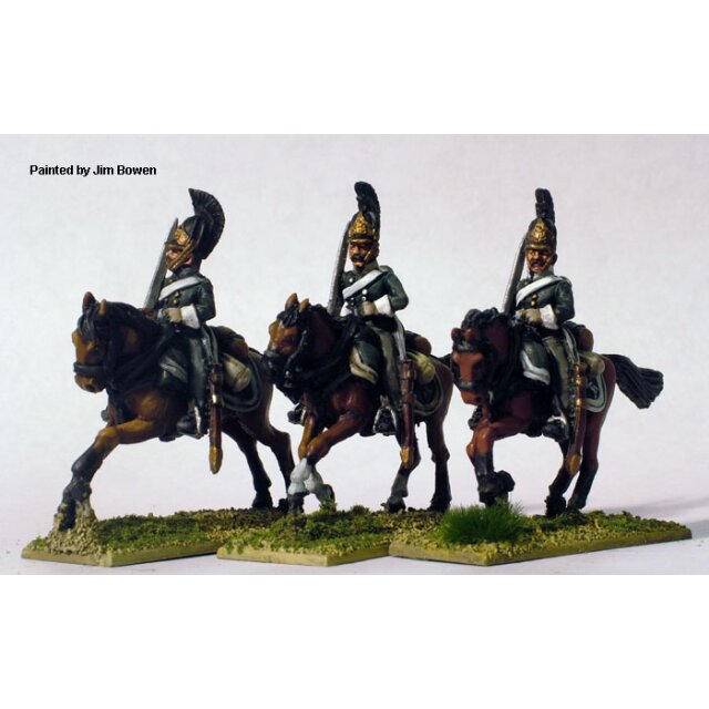 Dragoons, swords shouldered, galloping (1812-14)