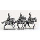 Cuirassiers, swords shouldered, galloping