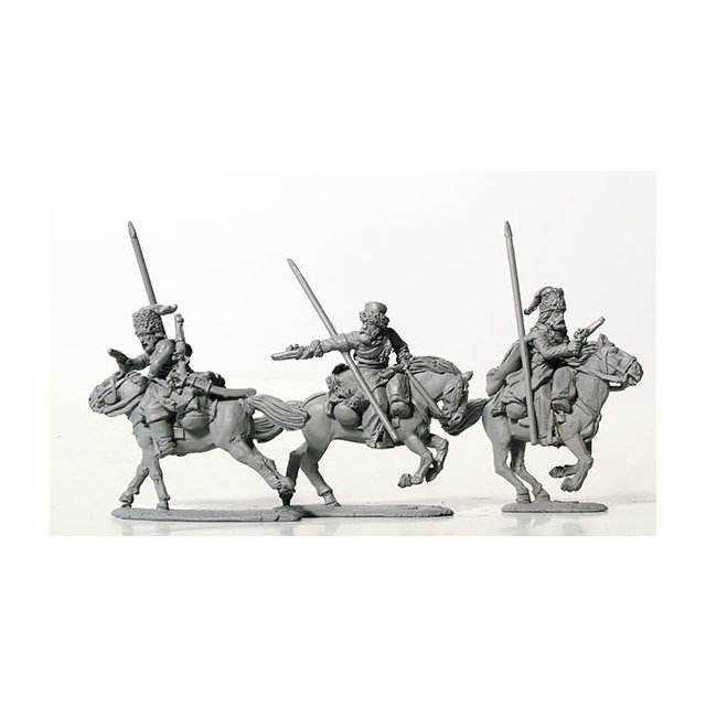 Cossacks in winter dress skirmishing with pistols