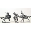 Cossacks in winter dress skirmishing with lances