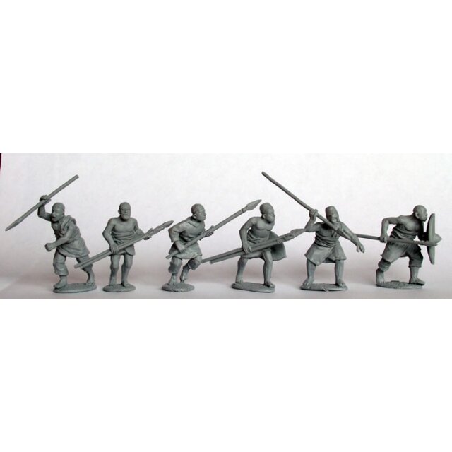 Kordofan spearmen advancing/attacking