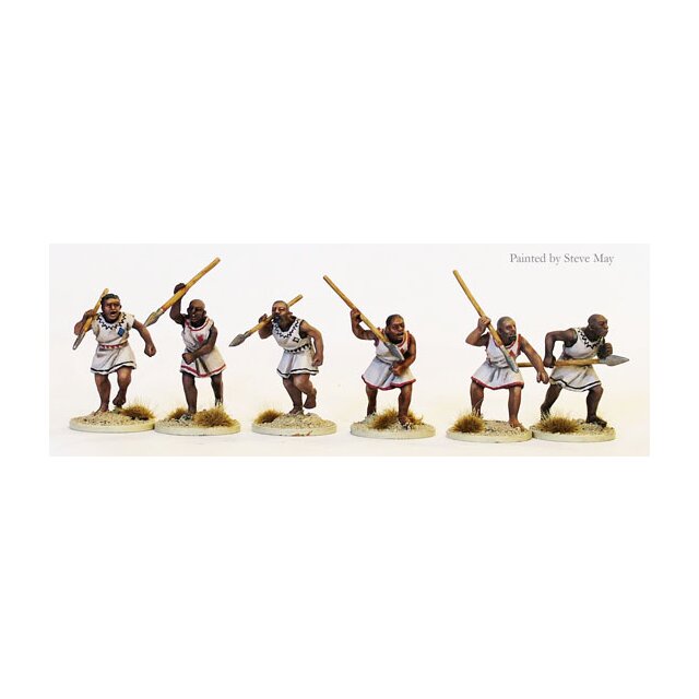 Nile arab spearmen attacking