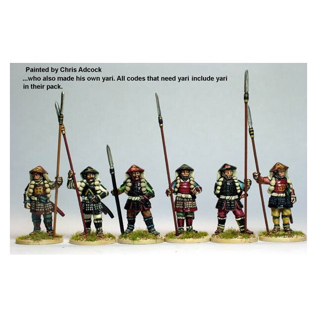 Yari Ashigaru, standing at ease