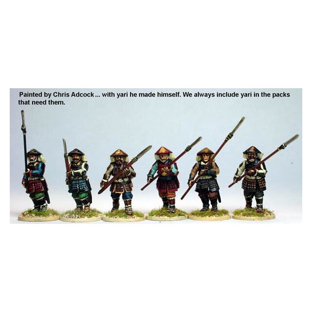 Yari Ashigaru, advancing