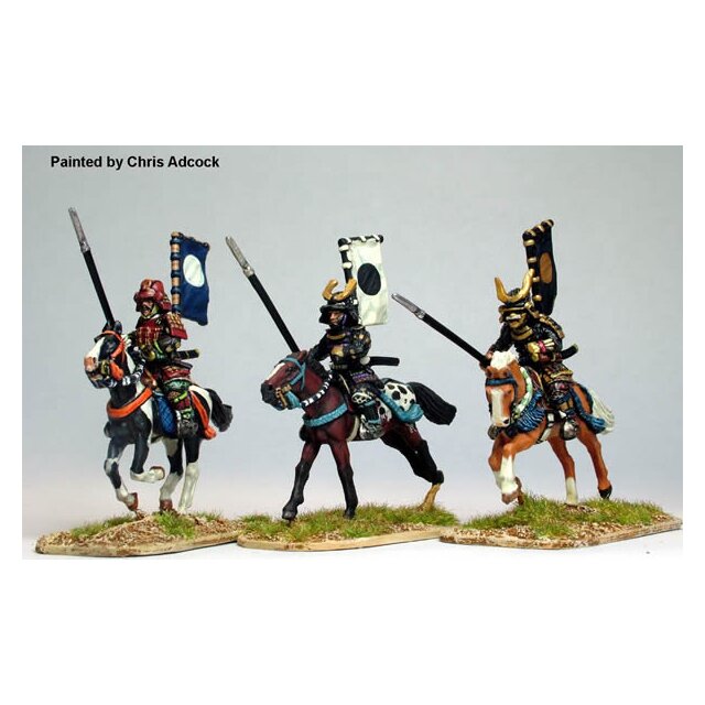 Mounted Samurai with Yari, charging 2