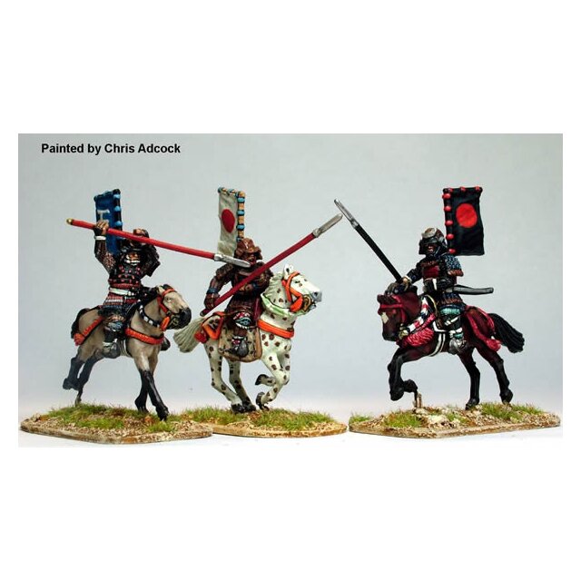 Mounted Samurai with Yari, charging 3