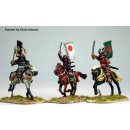 Mounted Samurai with swords charging 2