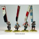 Bannermen advancing ( 4 figures )