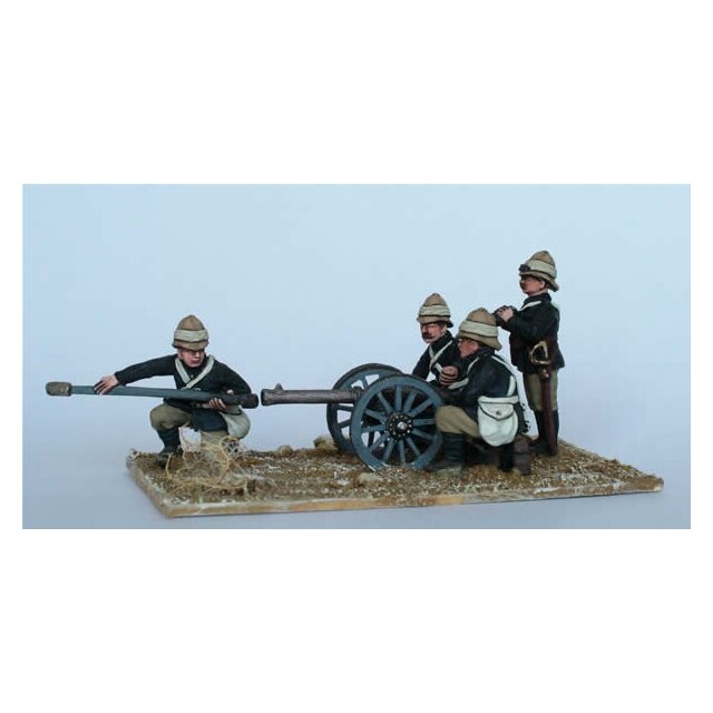 7 pounder Screw-gun and crew