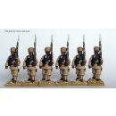 Bengal/Bombay infantry marching, covered turba