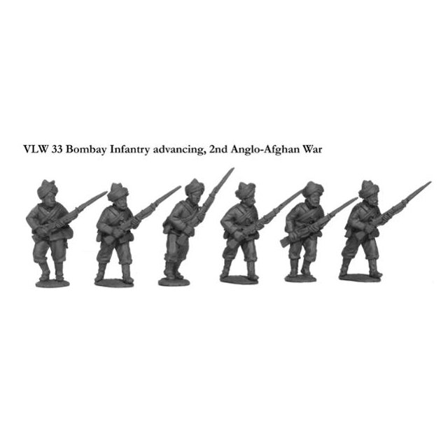 Bombay Infantry advancing, 2nd Afghan War