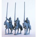 Mounted standard bearers/lance armed Men at Arms