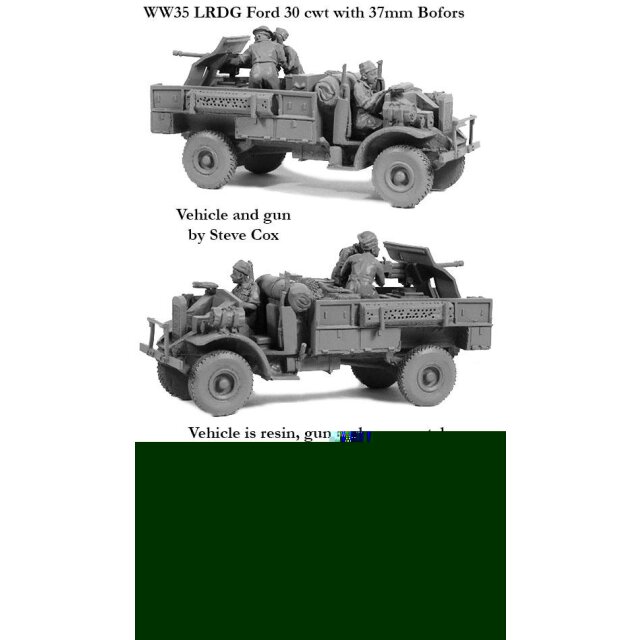 LRDG Ford 30cwt with Bofors AT