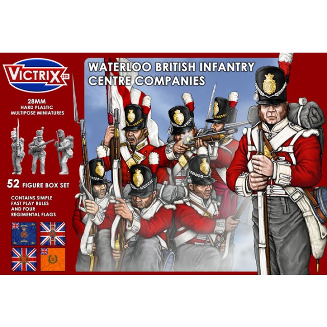 British Waterloo Infantry Centre Companies