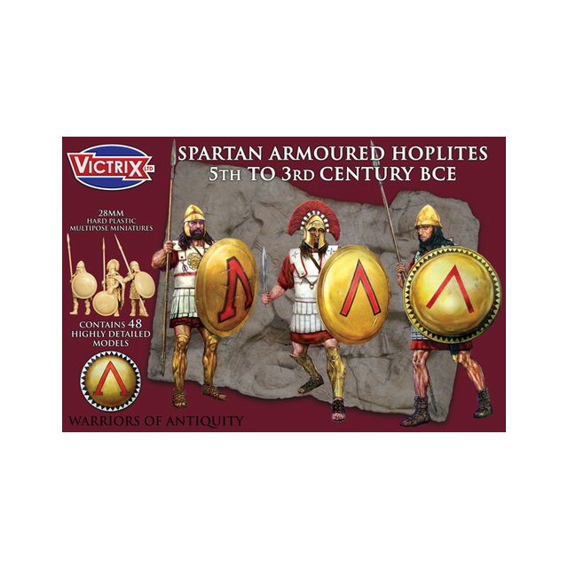 Spartan Armoured Hoplites 5th to 3rd Century BCE