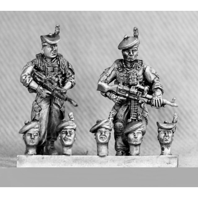 Sprue of Scots bonneted heads