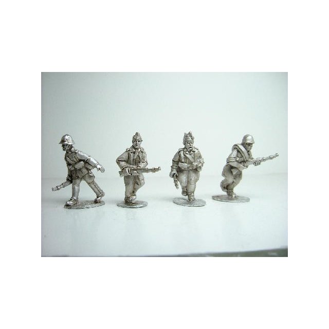 Nationalist Infantry Rifles Advancing 