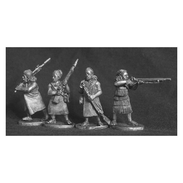 Armed Maori women