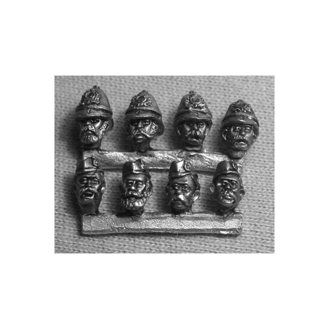 Eight 28mm (1/56th) heads