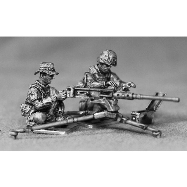 USMC .50cal on tripod with crew