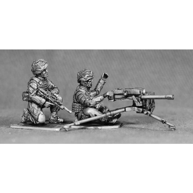 Mk19 grenade launcher and crew