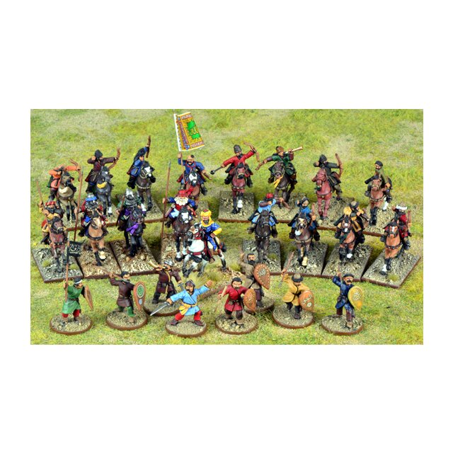 Saracen Starter Warband - 17 mounted, 8 foot figures