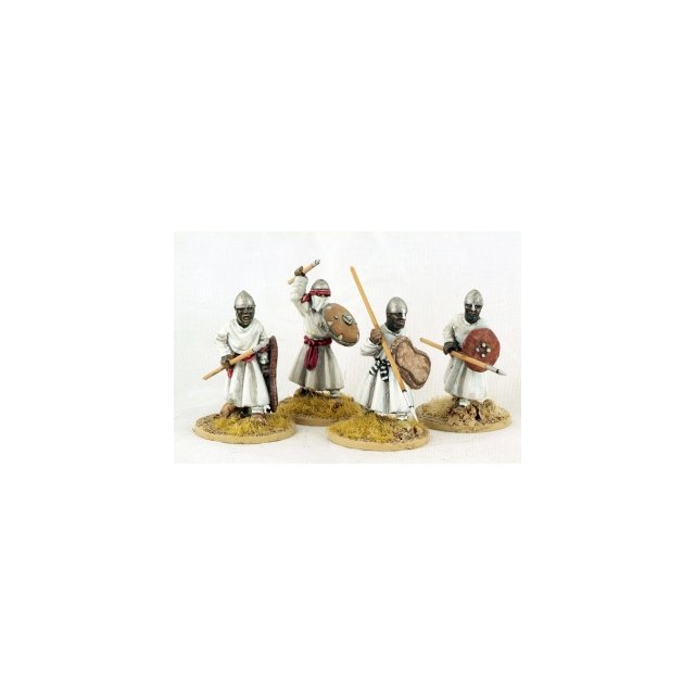 Nubian spearmen, advancing (4)