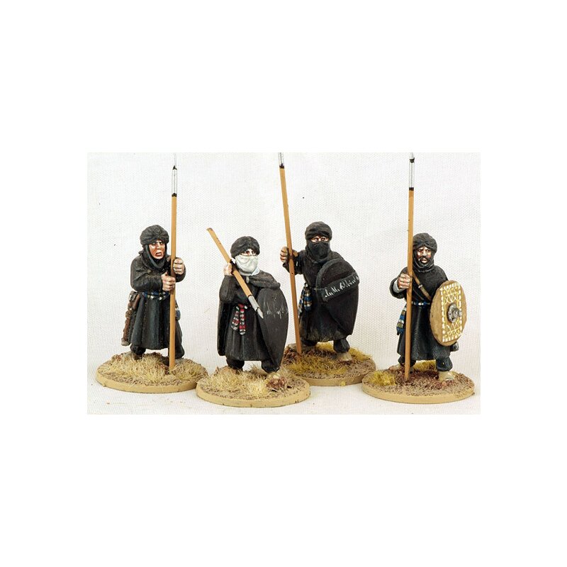 Berber spearmen, standing (4), 7,45